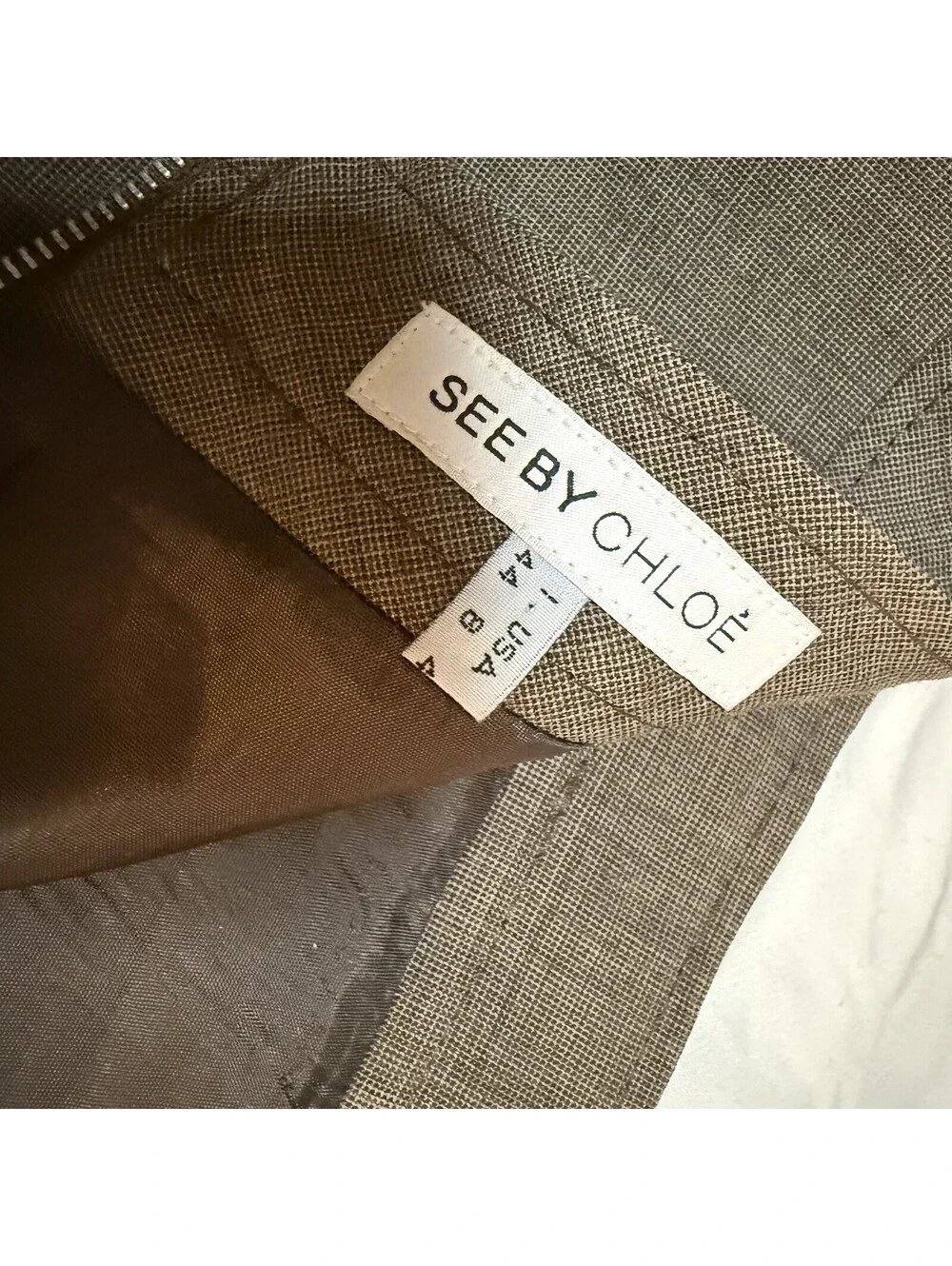 ASO Blair Waldorf Gossip Girl See By Chloe Grey Mini Skirt Size 8